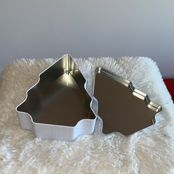 Storage container with a Xmas tree in the front and shape made of metal - Picture 4 of 5